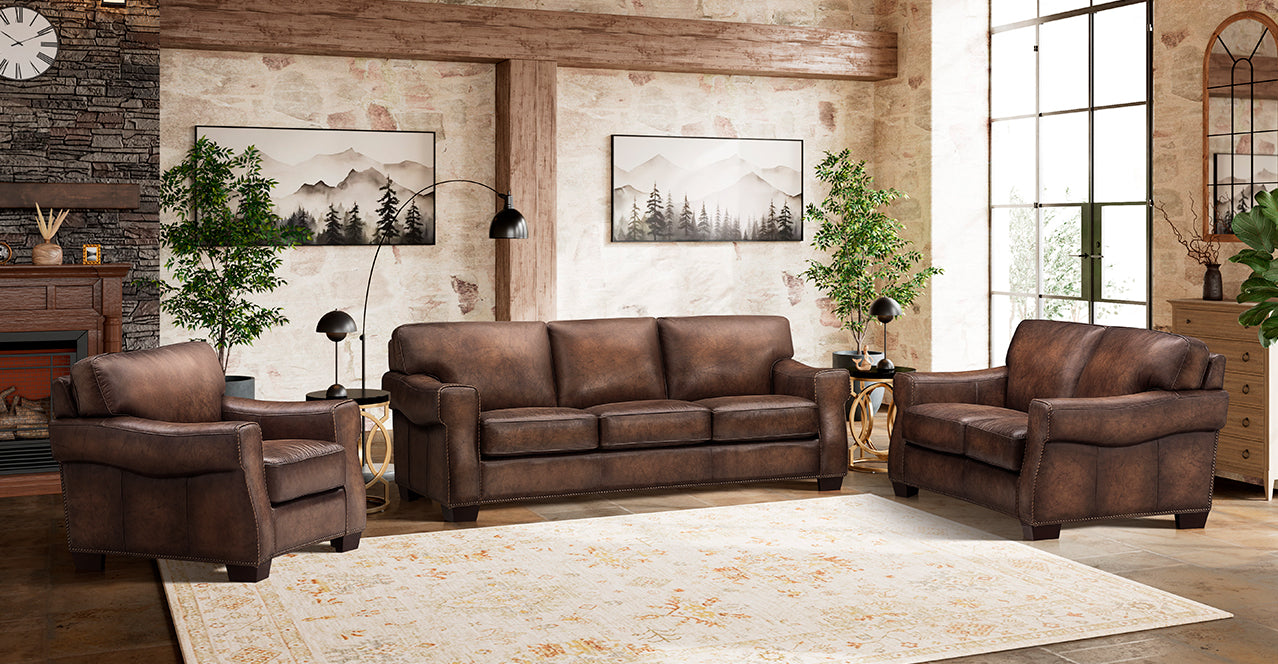Capri Leather Sofa Collection